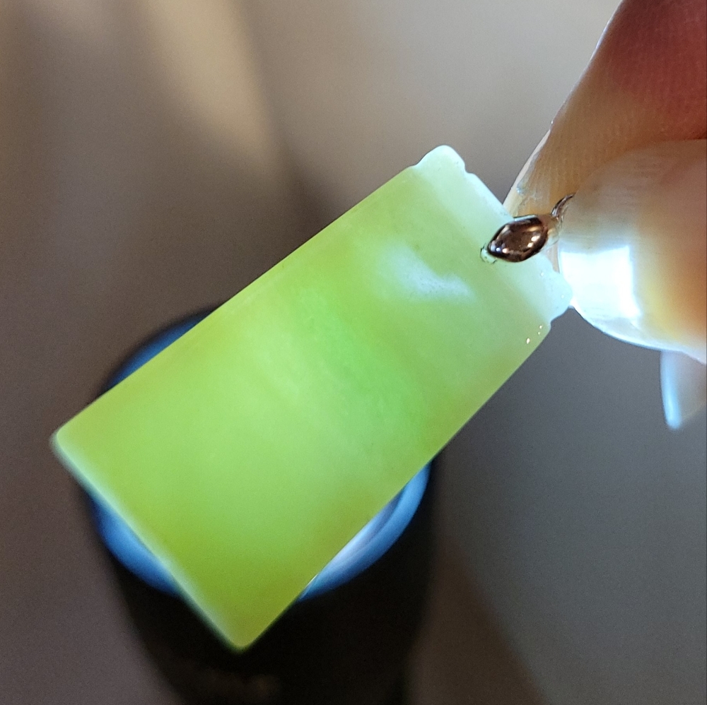 Certified Jadeite Amulet Pendant *NWT*